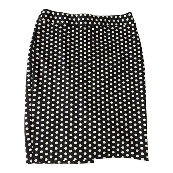 Ann Taylor LOFT Polkadot Skirt Size 6 - Picture 1 of 9